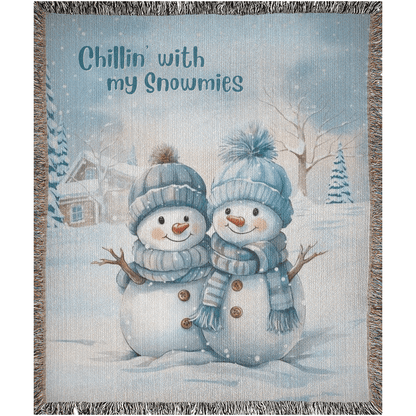 Frosty Friends Woven Blankets - ZumBuys