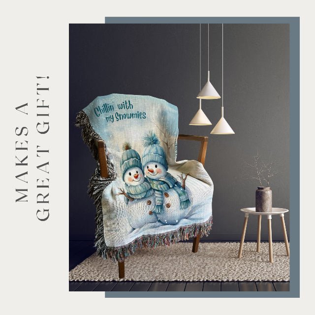 Frosty Friends Woven Blankets - ZumBuys