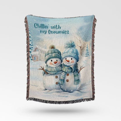 Frosty Friends Woven Blankets - ZumBuys