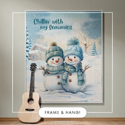 Frosty Friends Woven Blankets - ZumBuys