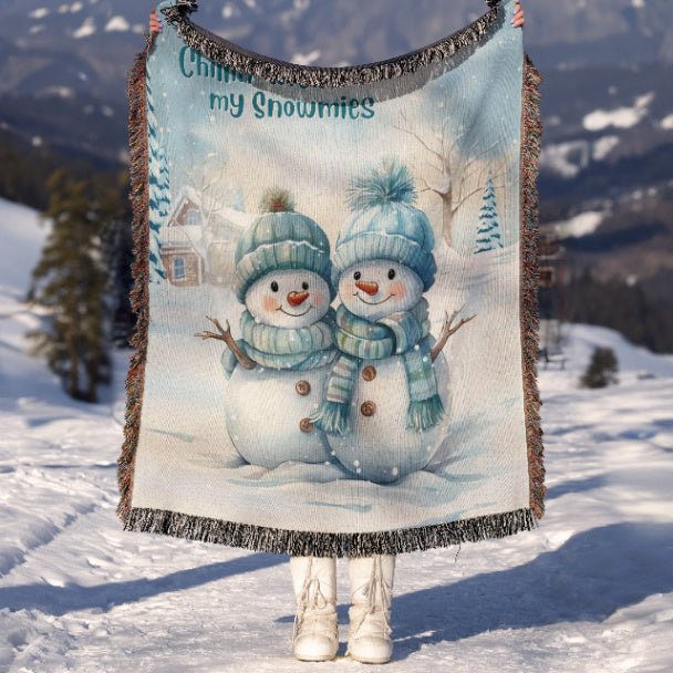 Frosty Friends Woven Blankets - ZumBuys