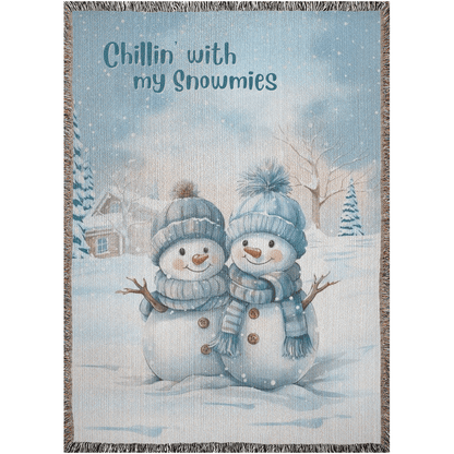Frosty Friends Woven Blankets - ZumBuys