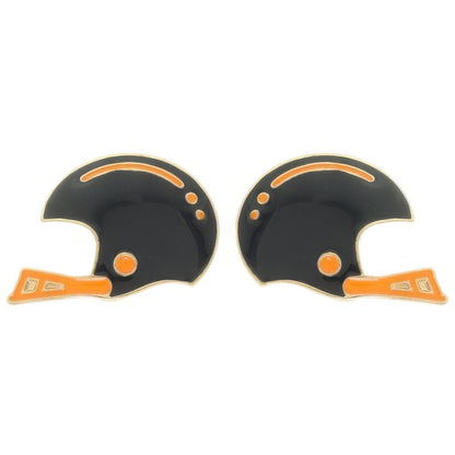 Gameday Football Helmet Stud Earrings - ZumBuys