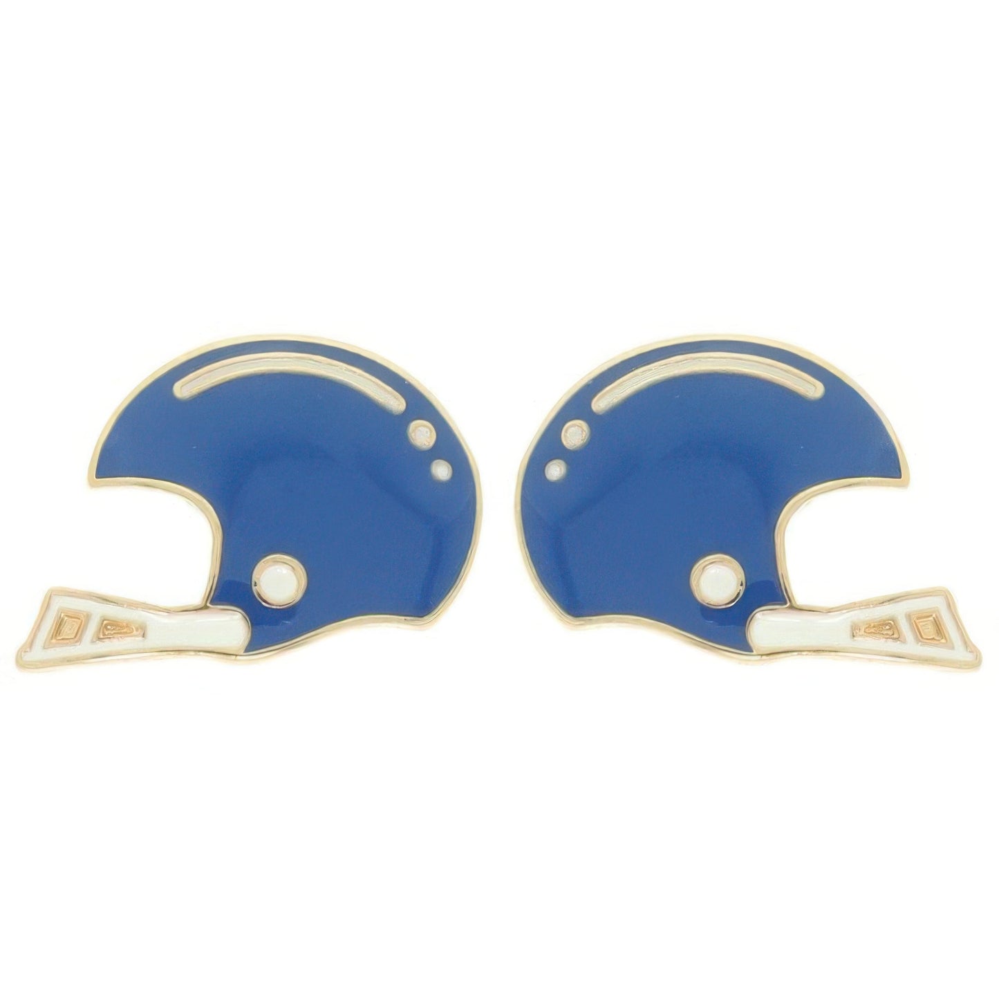 Gameday Football Helmet Stud Earrings - ZumBuys