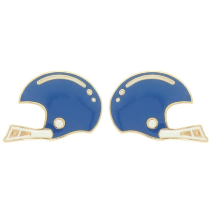 Gameday Football Helmet Stud Earrings - ZumBuys