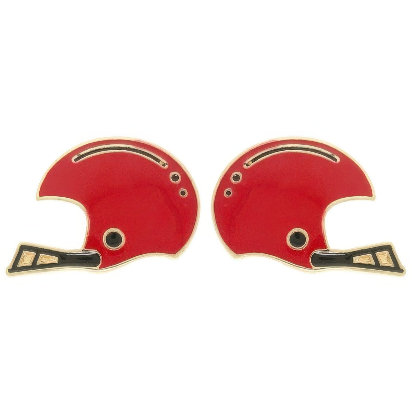 Gameday Football Helmet Stud Earrings - ZumBuys