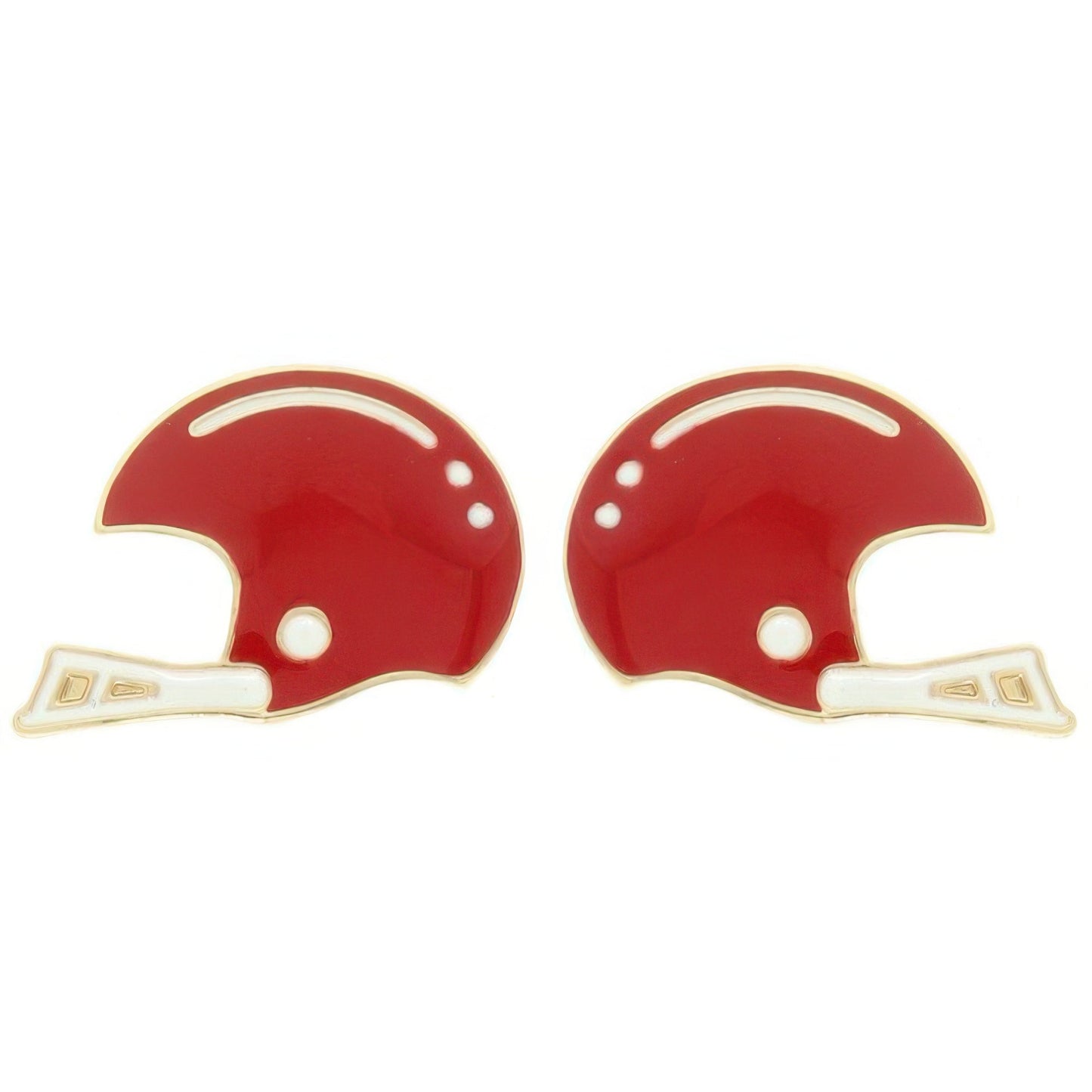Gameday Football Helmet Stud Earrings - ZumBuys