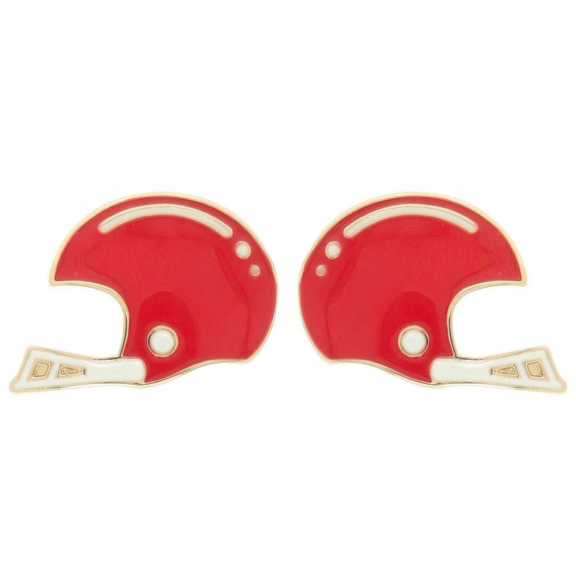 Gameday Football Helmet Stud Earrings - ZumBuys