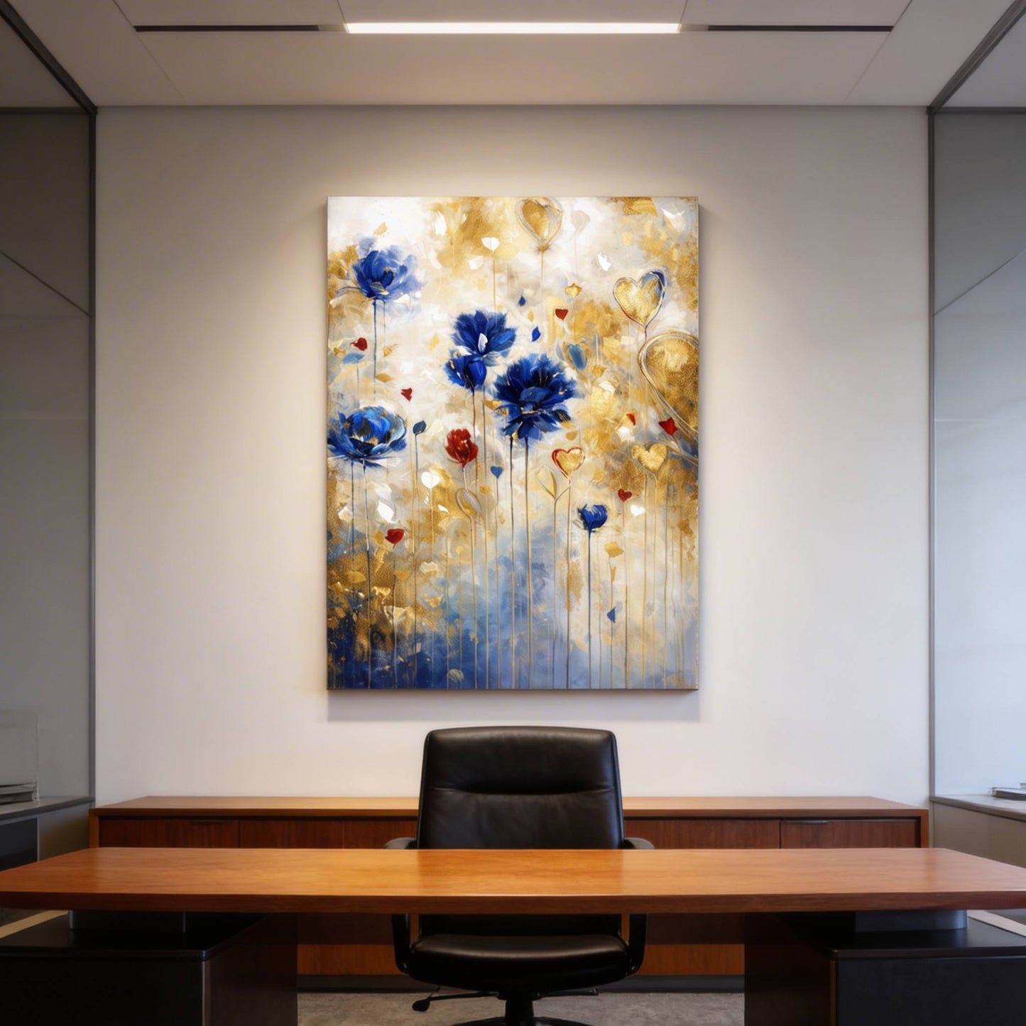 Gilded Garden of Love Matte Canvas, Stretched, 1.25" - ZumBuys