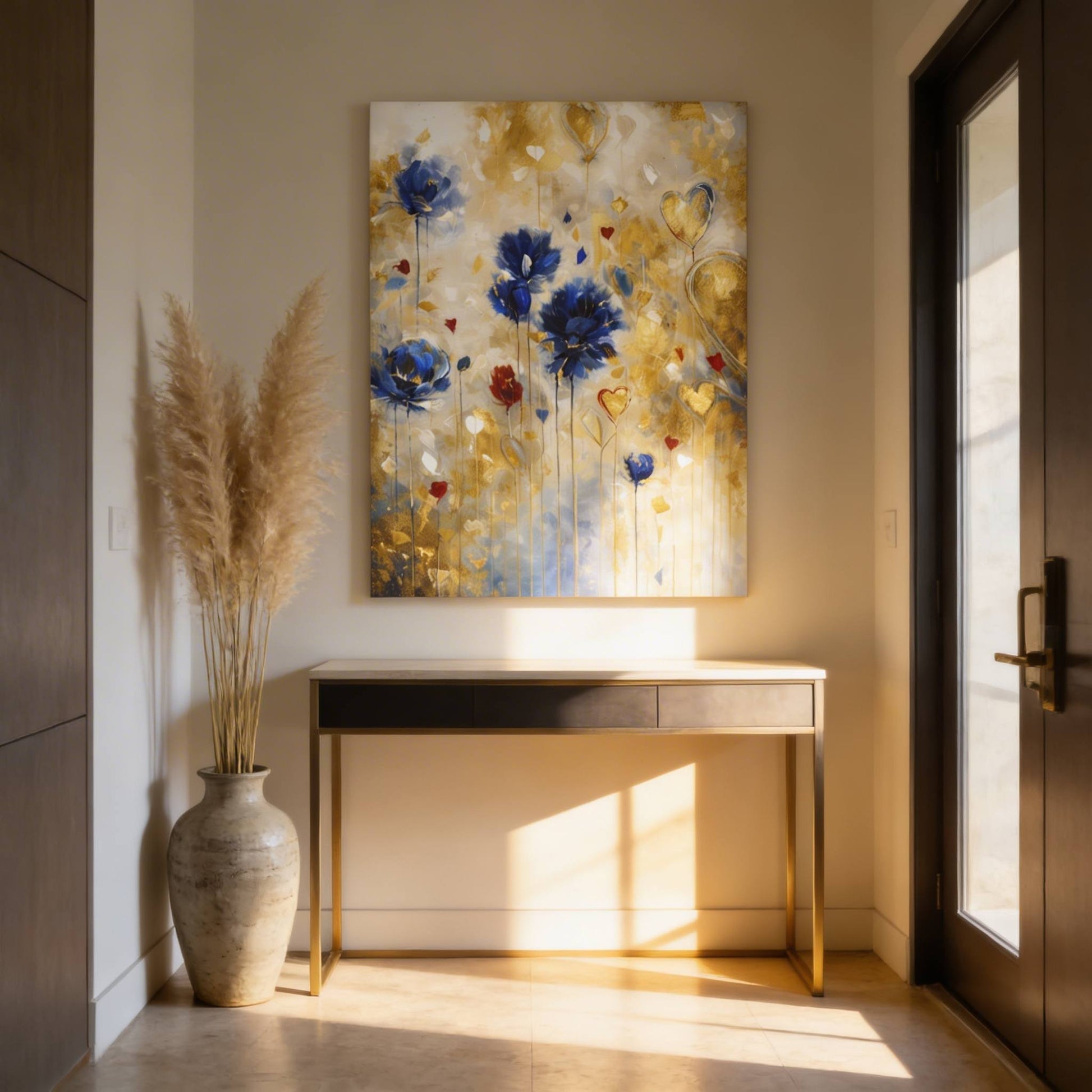 Gilded Garden of Love Matte Canvas, Stretched, 1.25" - ZumBuys