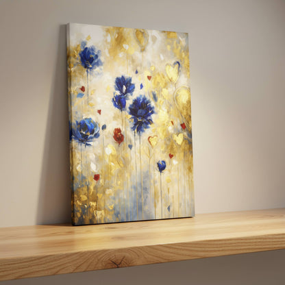 Gilded Garden of Love Matte Canvas, Stretched, 1.25" - ZumBuys