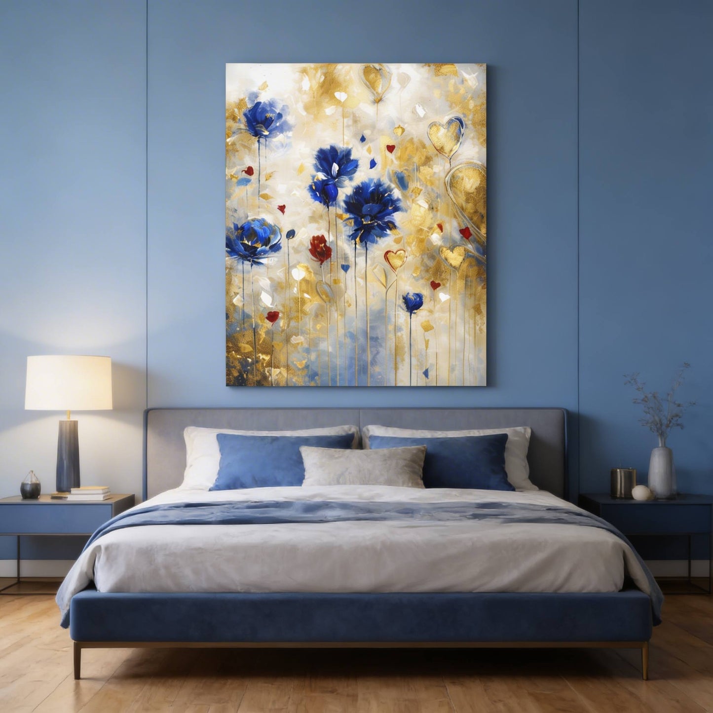 Gilded Garden of Love Matte Canvas, Stretched, 1.25" - ZumBuys