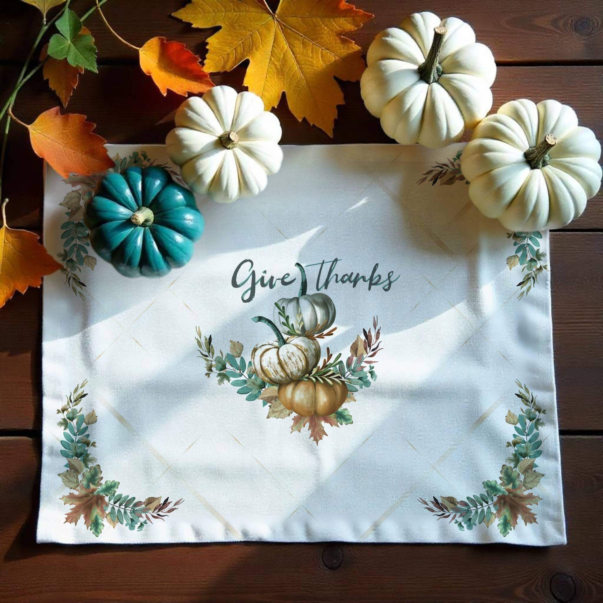 Give Thanks Placemat Placemat, 2pc - ZumBuys