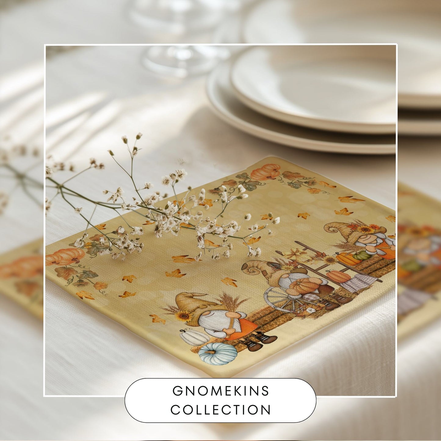 Gnomekins Placemat, 2pc - ZumBuys