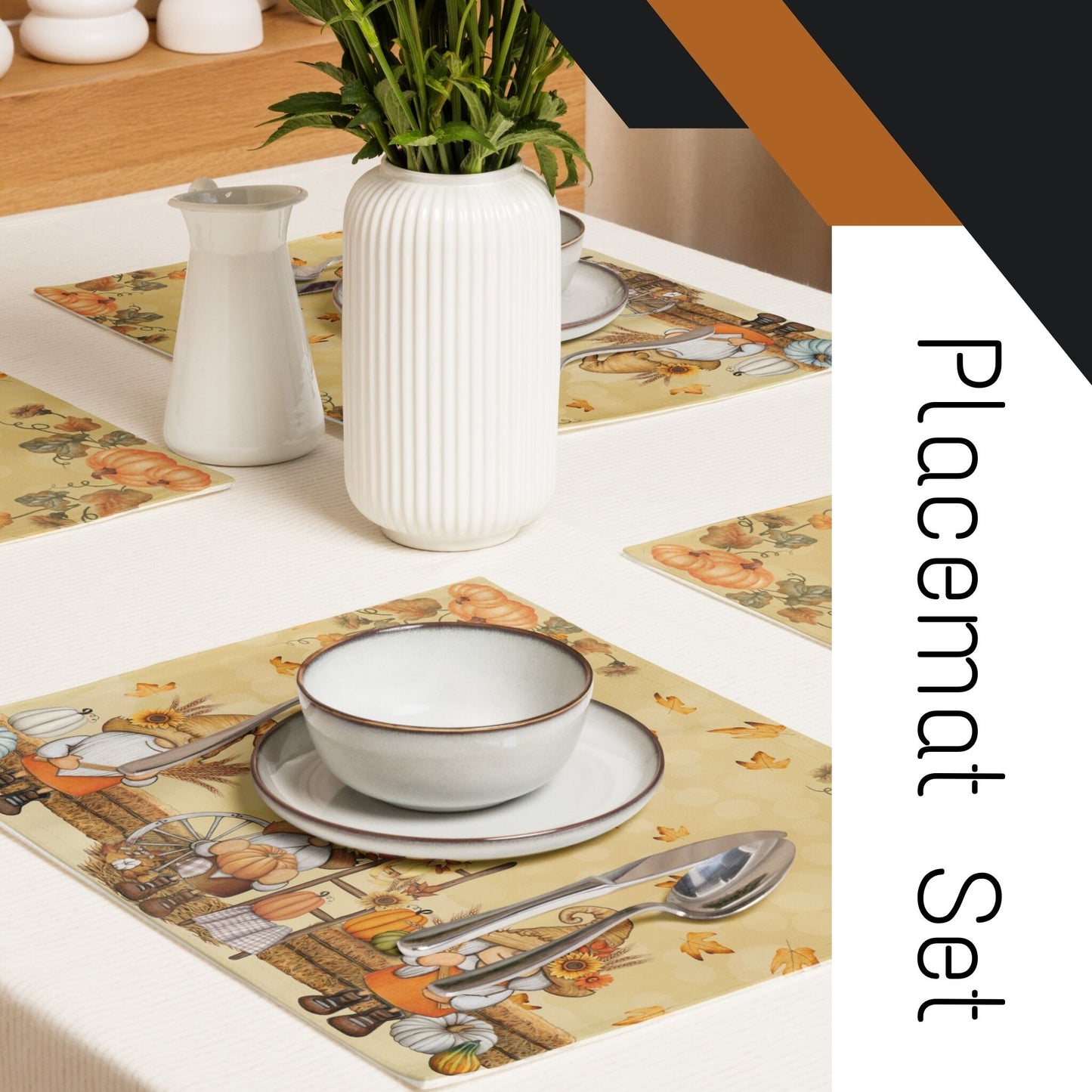 Gnomekins Placemat, 2pc - ZumBuys