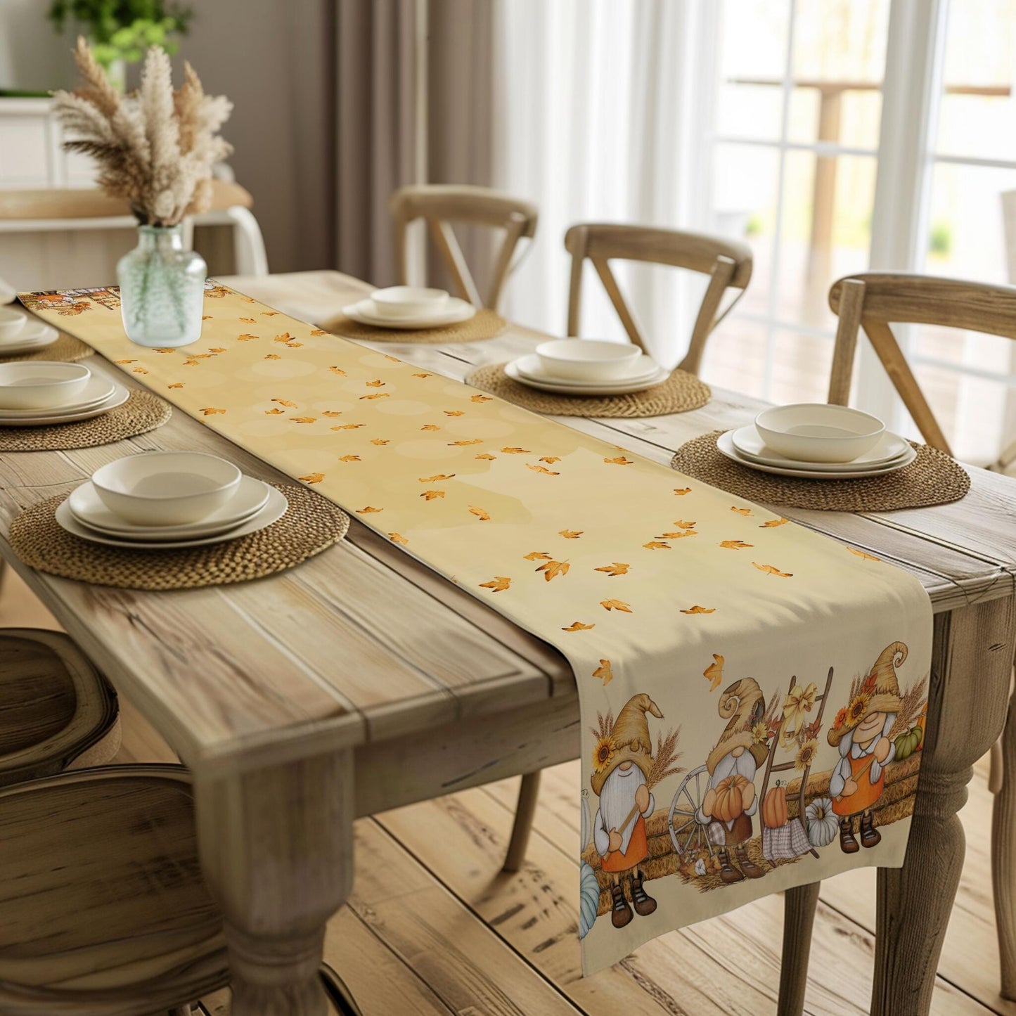 Gnomekins Table Runner (Cotton, Poly) - ZumBuys