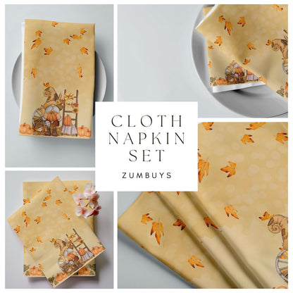 Gnomkins Cloth Napkin Set of 4 - ZumBuys