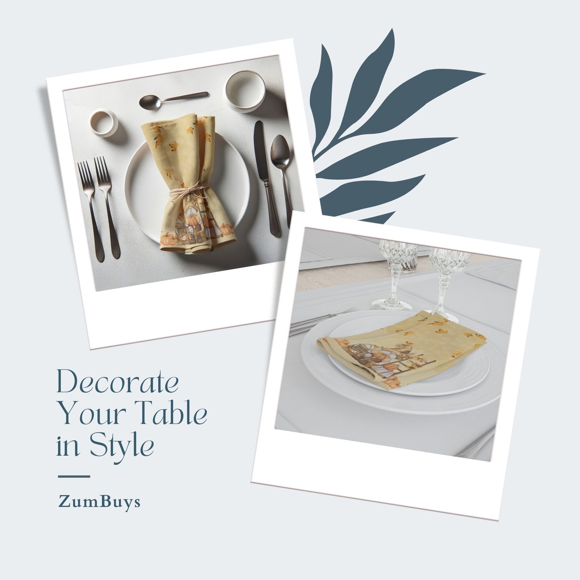 Gnomkins Cloth Napkin Set of 4 - ZumBuys