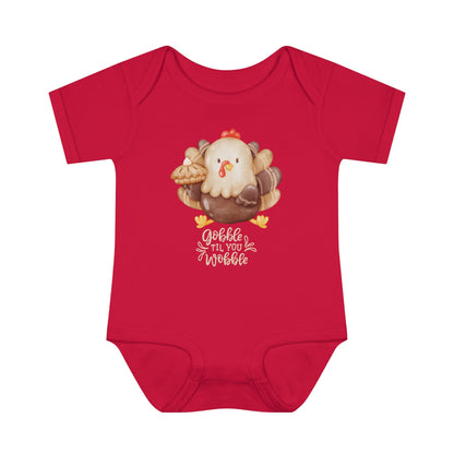 Gobble Wobble Infant Baby Rib Bodysuit - ZumBuys