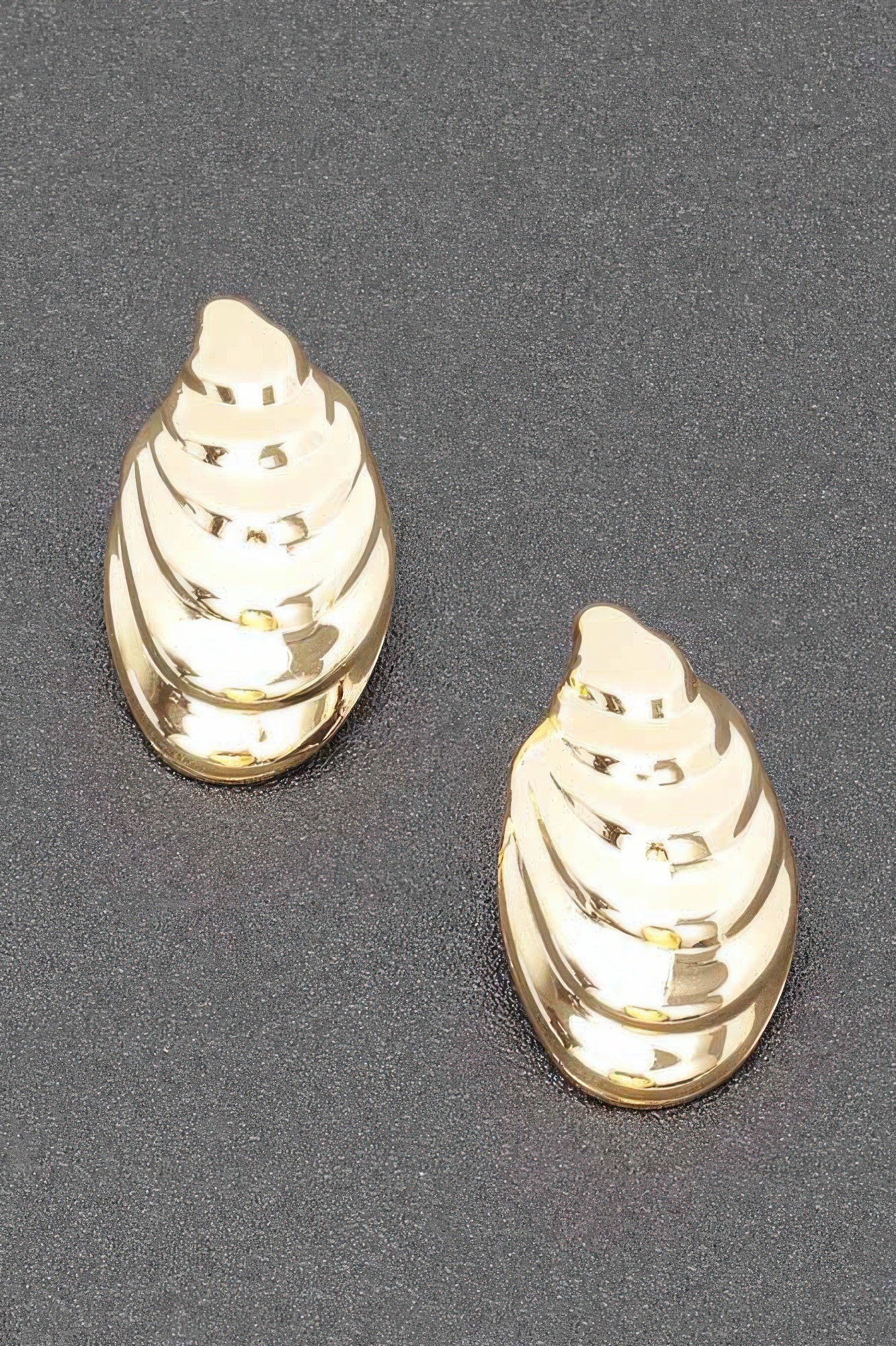 Gold Plated Metal Earrings - ZumBuys