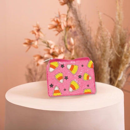 Halloween Candy Corn Coin Bag - ZumBuys