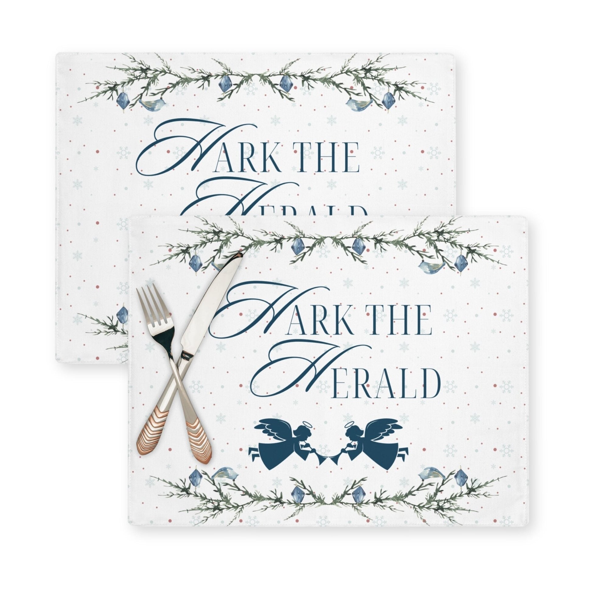 Hark the Herald Placemat, 2pc - ZumBuys