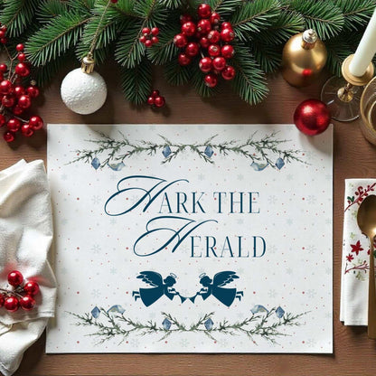 Hark the Herald Placemat, 2pc - ZumBuys