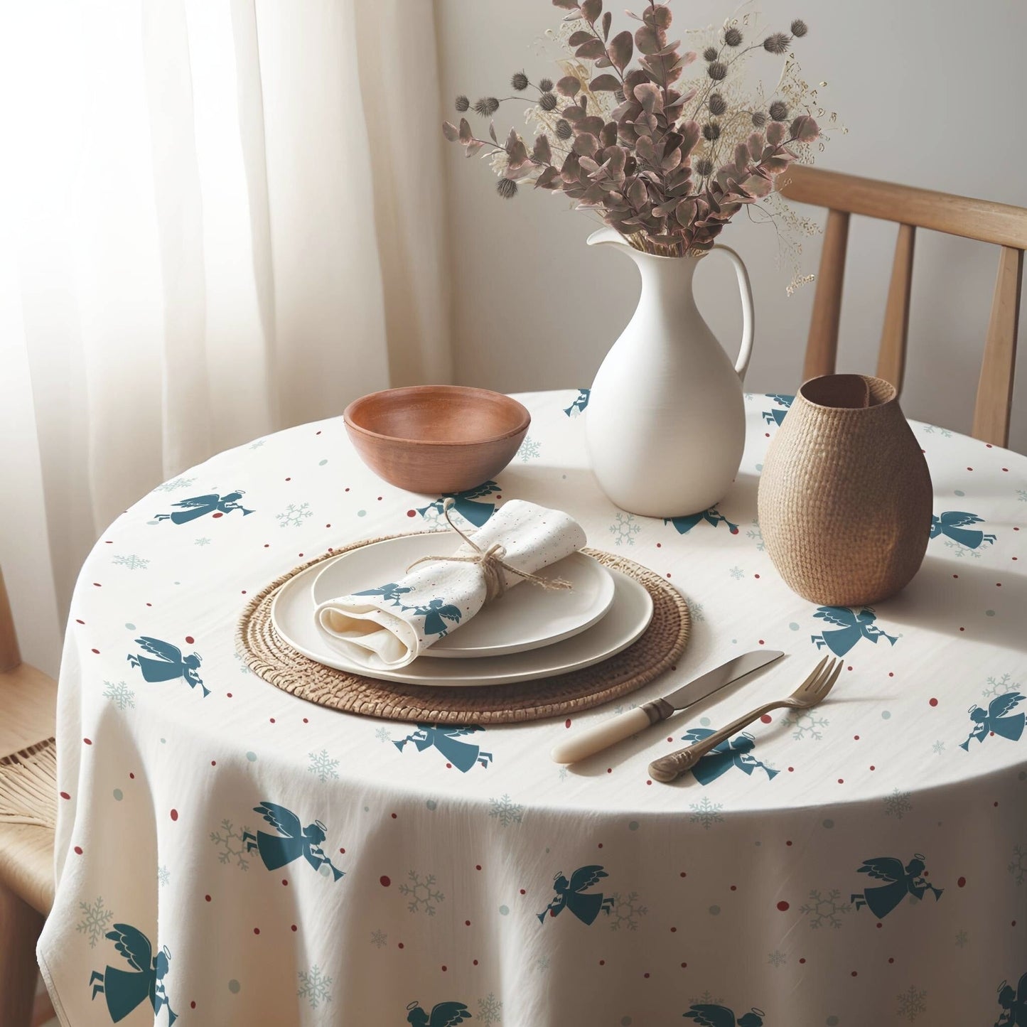 Hark the Herald Tablecloth - ZumBuys