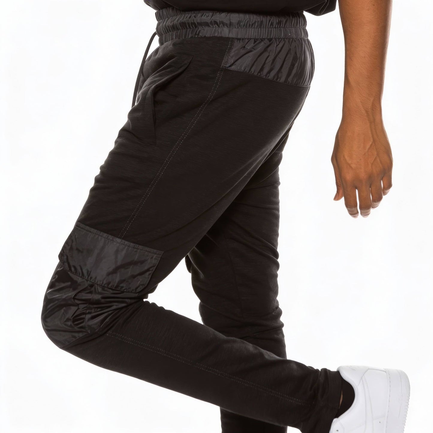 Heathered Cotton Blend Joggers - ZumBuys