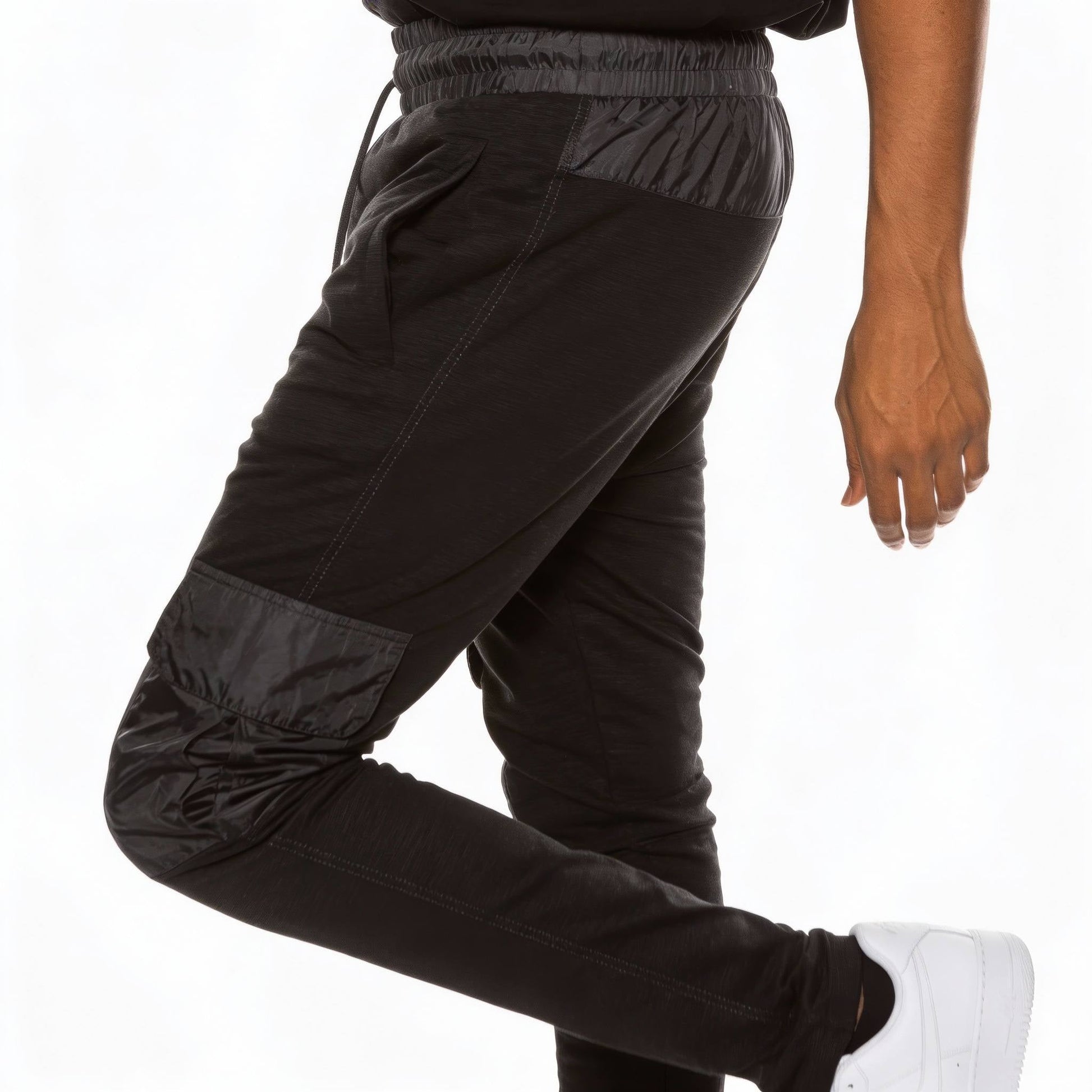 Heathered Cotton Blend Joggers - ZumBuys