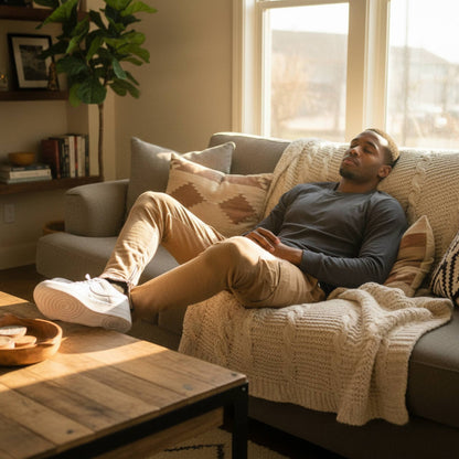 Heathered Cotton Blend Joggers - ZumBuys