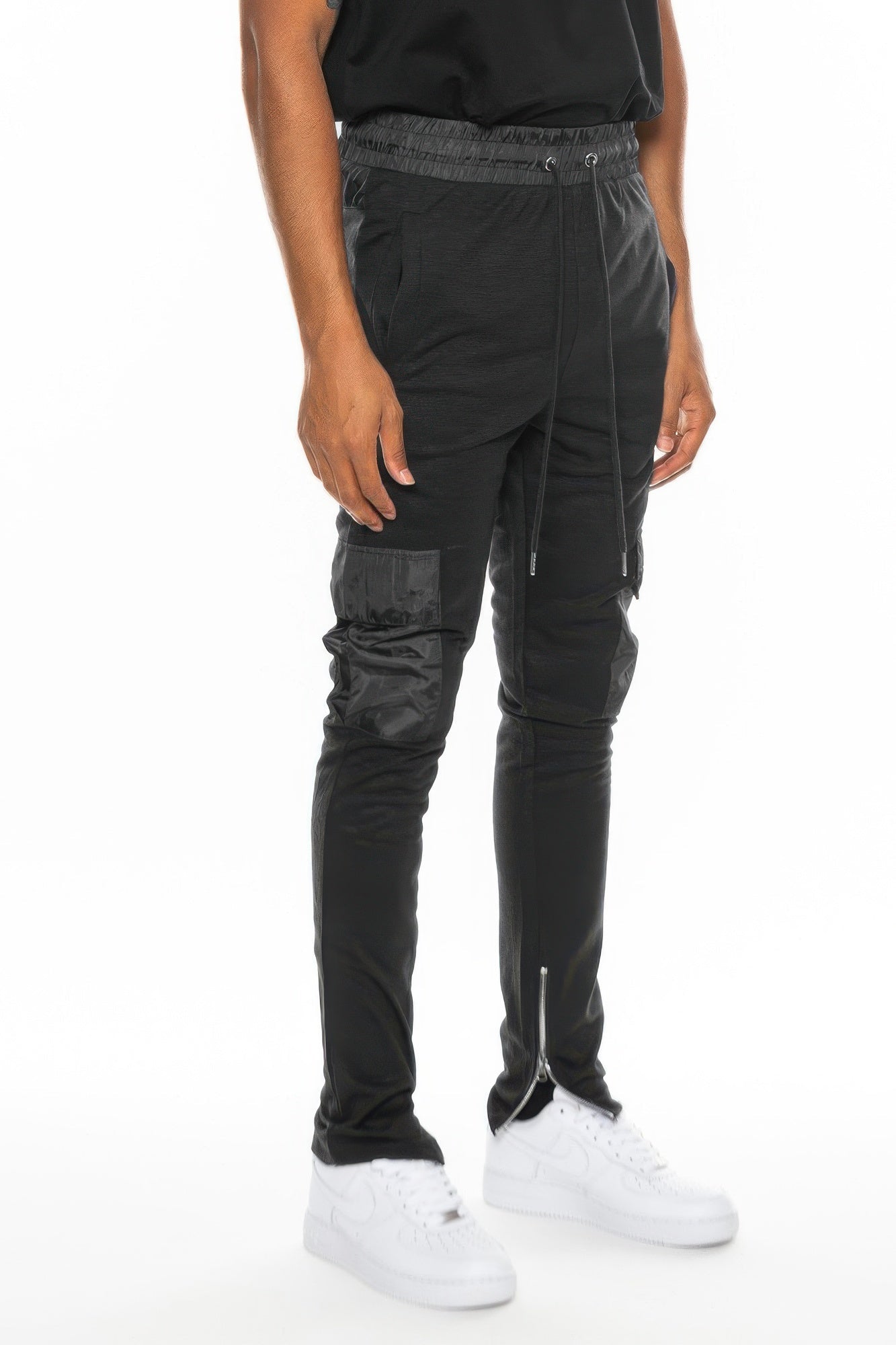 Heathered Cotton Blend Joggers - ZumBuys