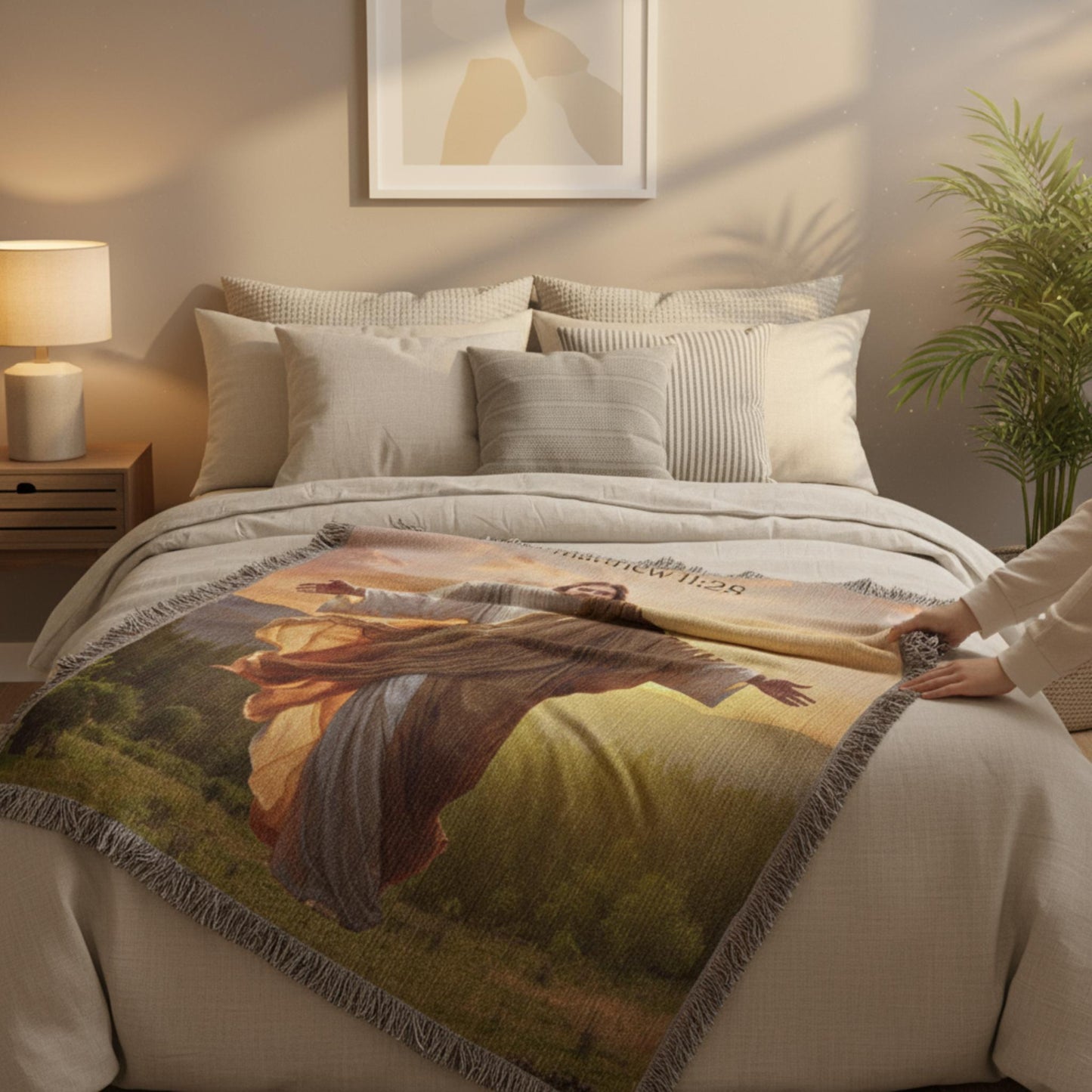 Heavenly Embrace Woven Blanket - ZumBuys