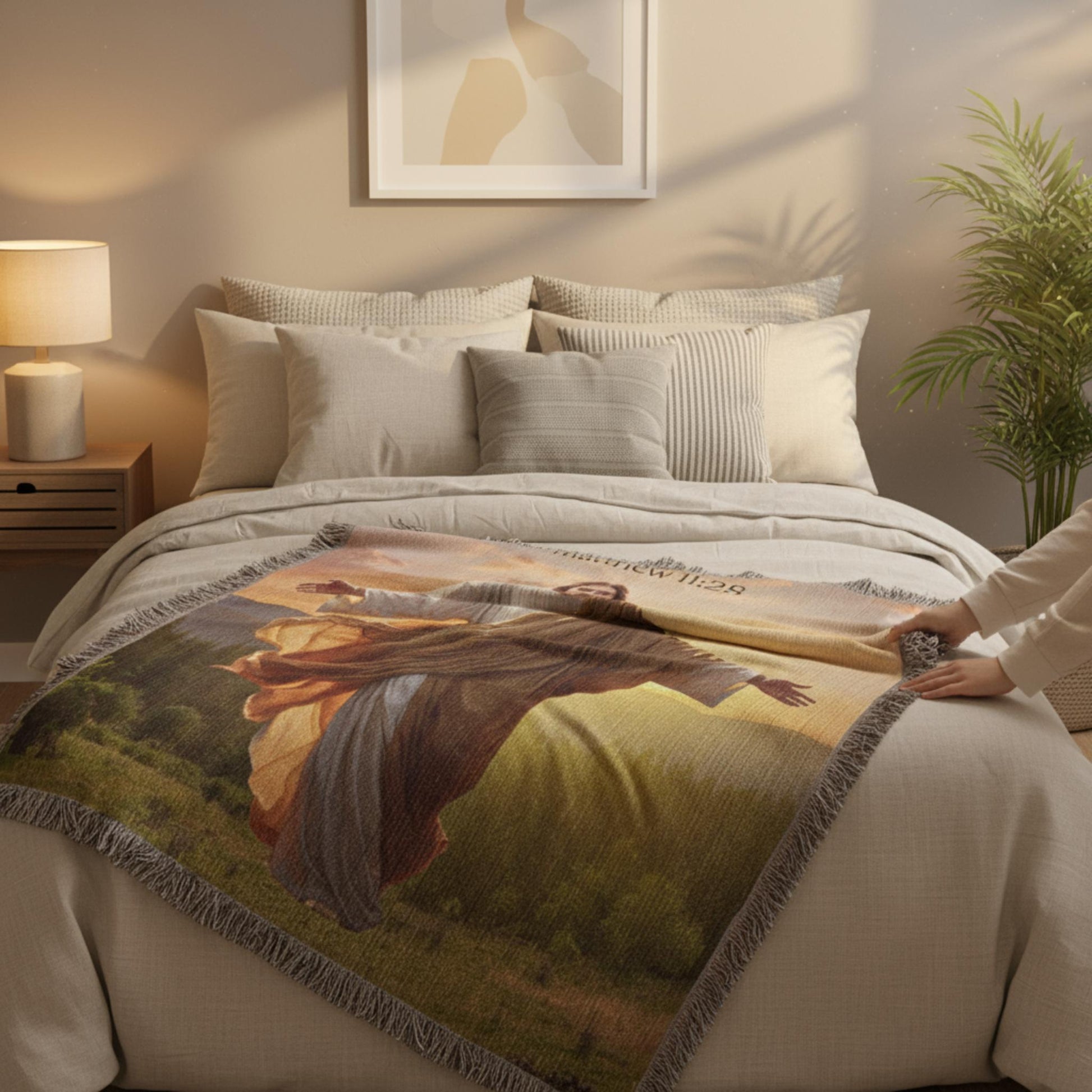 Heavenly Embrace Woven Blanket - ZumBuys