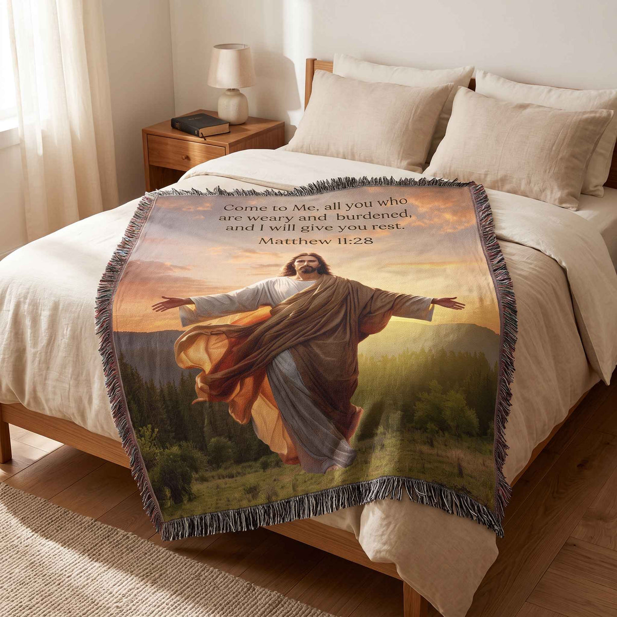 Heavenly Embrace Woven Blanket - ZumBuys