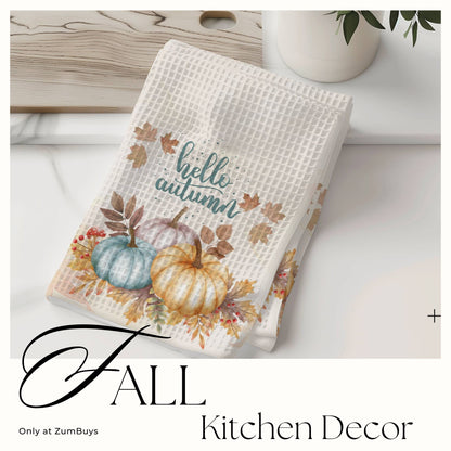 Hello Autumn Dish Towels - ZumBuys