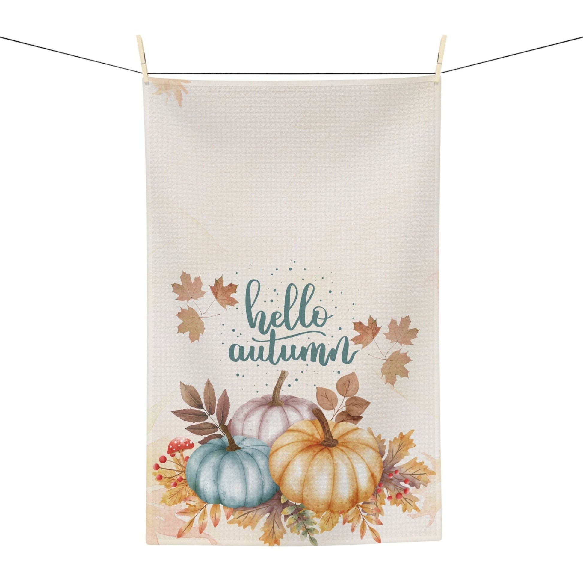 Hello Autumn Dish Towels - ZumBuys