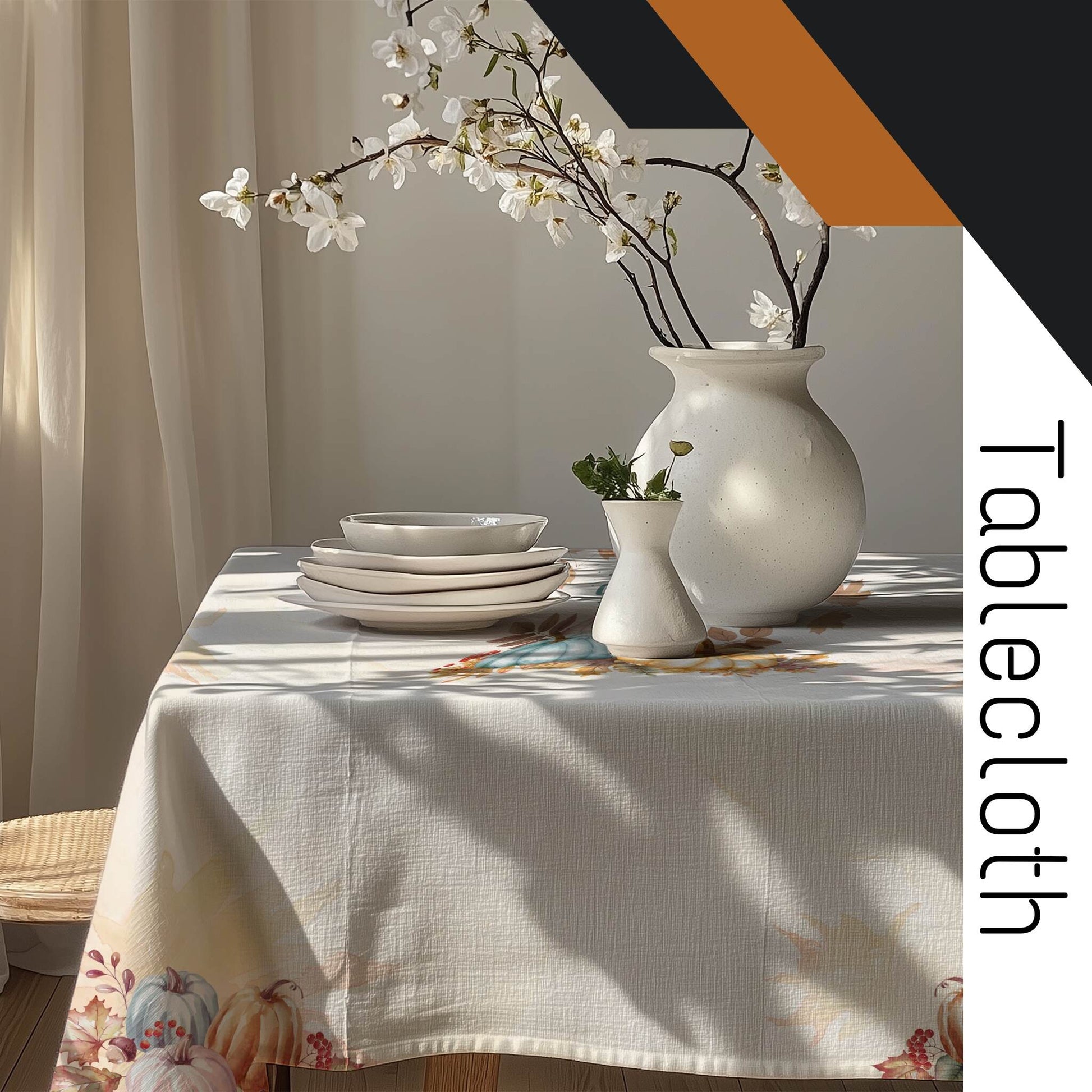 Hello Autumn Tablecloth - ZumBuys