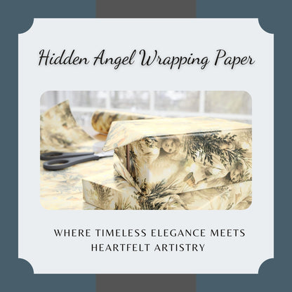 Hidden Angel Wrapping Paper - ZumBuys