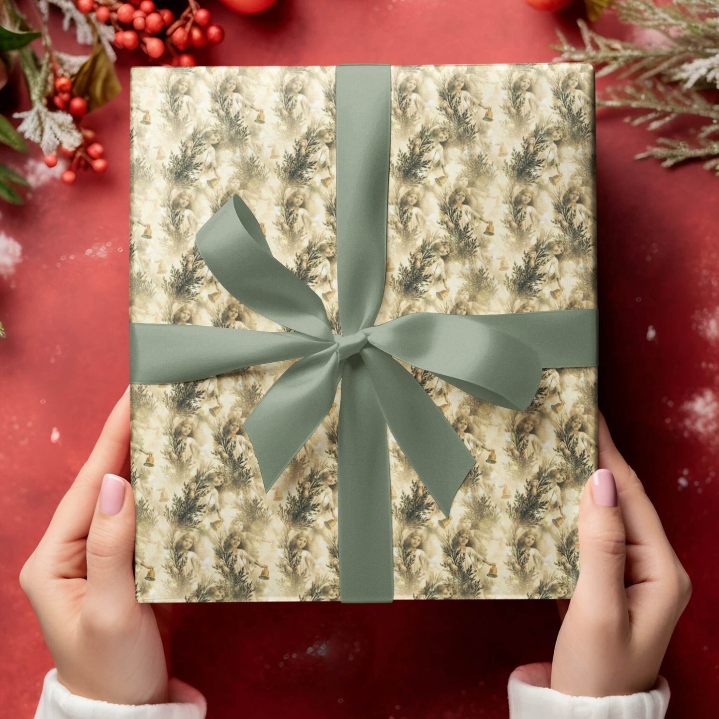 Hidden Angel Wrapping Paper - ZumBuys