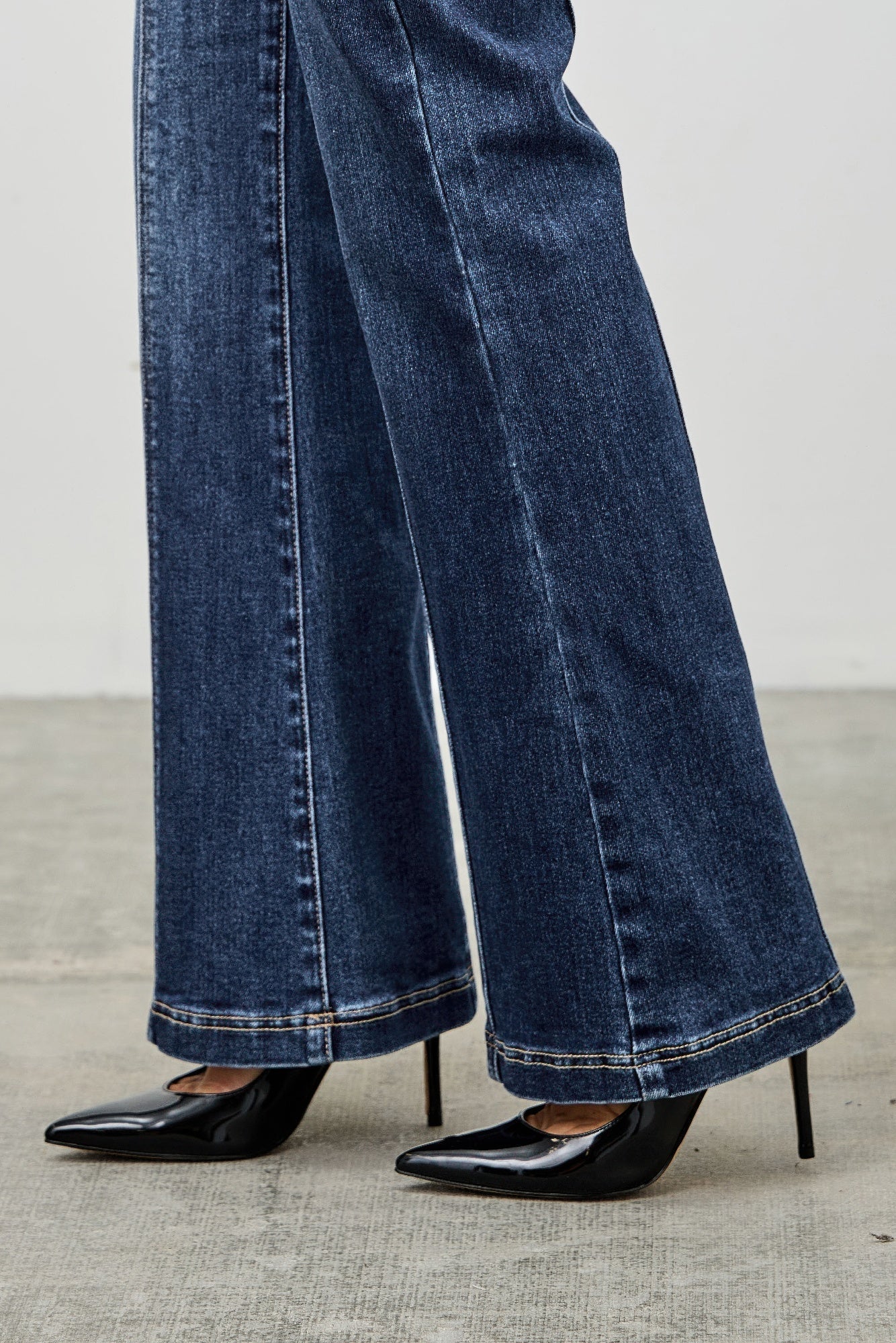 High Rise Boot Cut With Seam Detail - ZumBuys