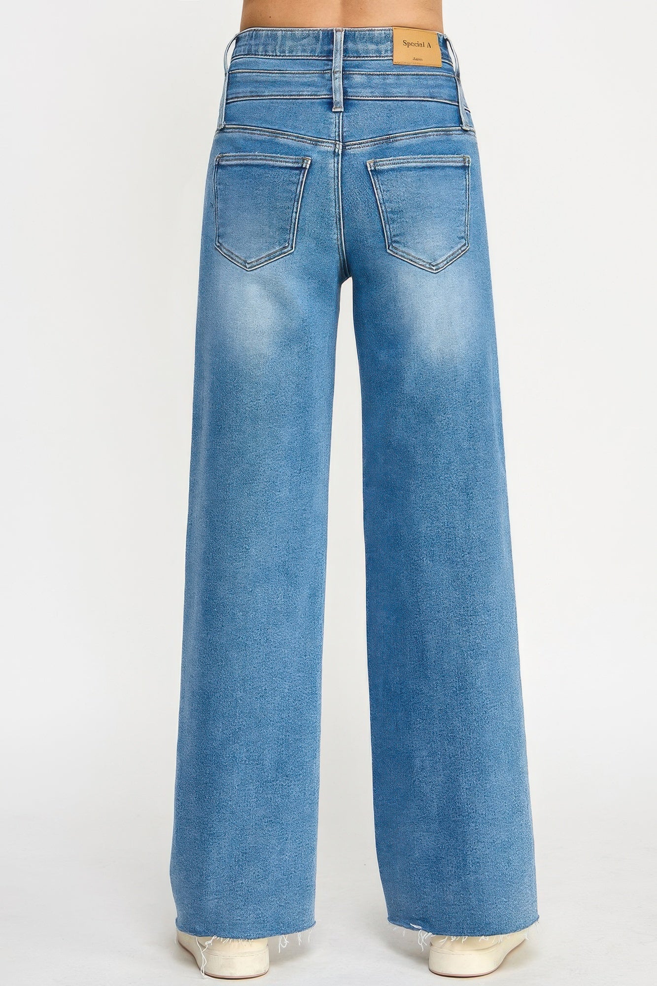 High Rise Double Waist Wide Leg - ZumBuys