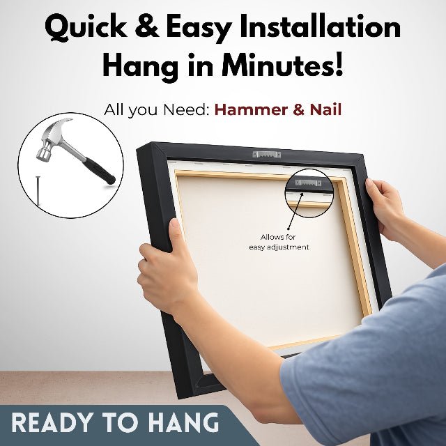 Highland Stillness Matte Canvas, Framed (Multi - color) - ZumBuys