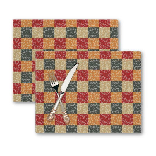 Holiday Leaves Placemat, 2pc - ZumBuys