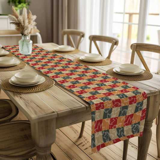 Holiday Leaves Table Runner (Cotton or Poly) - ZumBuys