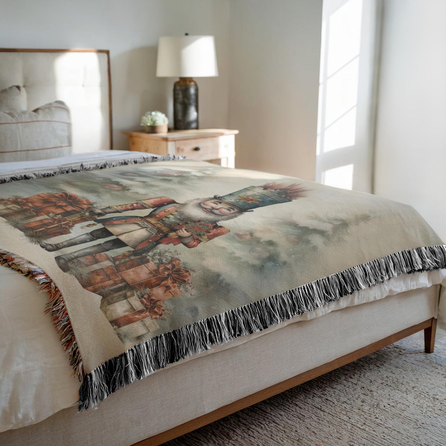 Holiday Nutcracker Cheer Woven Blankets - ZumBuys