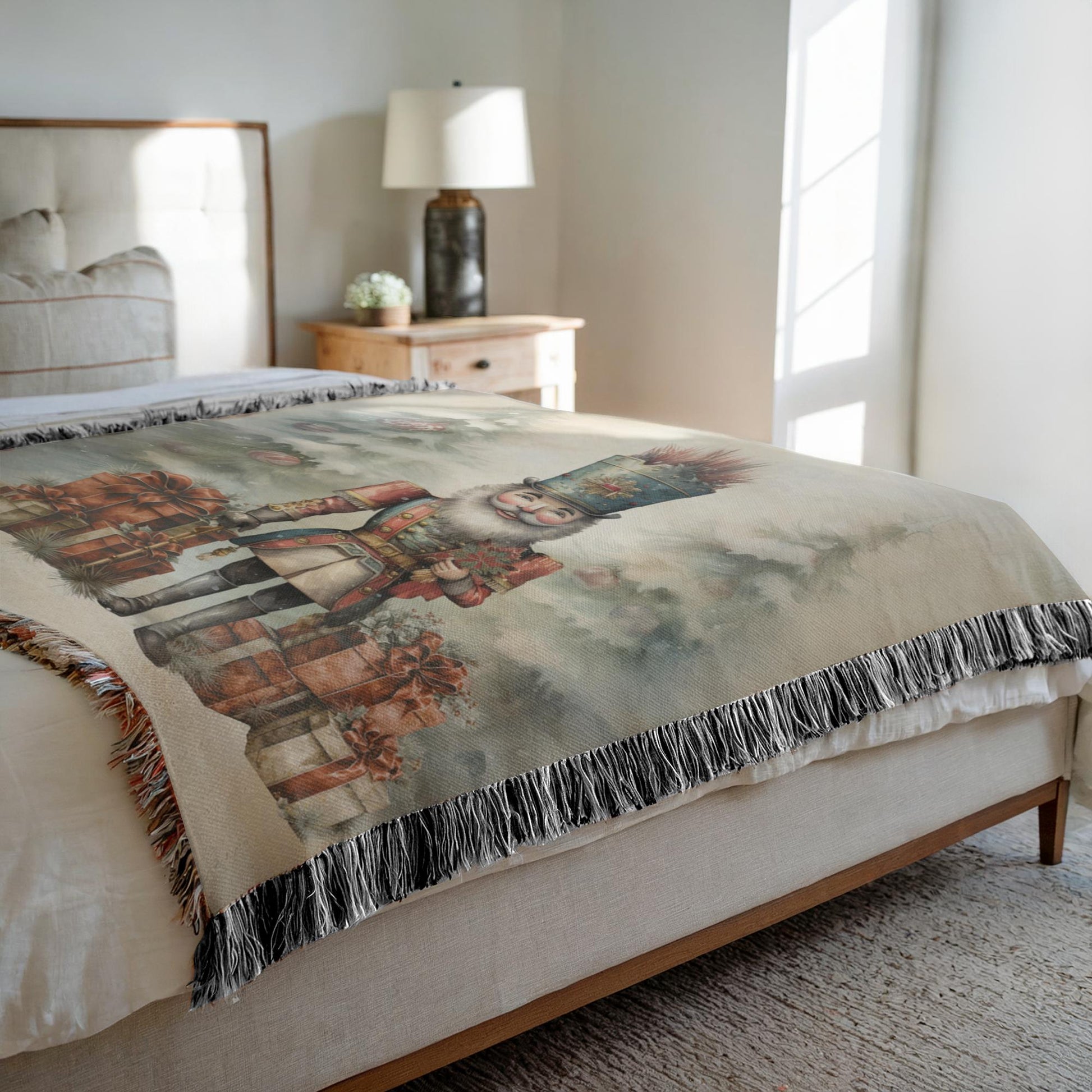 Holiday Nutcracker Cheer Woven Blankets - ZumBuys