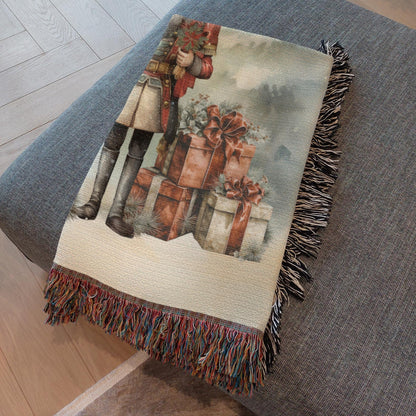 Holiday Nutcracker Cheer Woven Blankets - ZumBuys