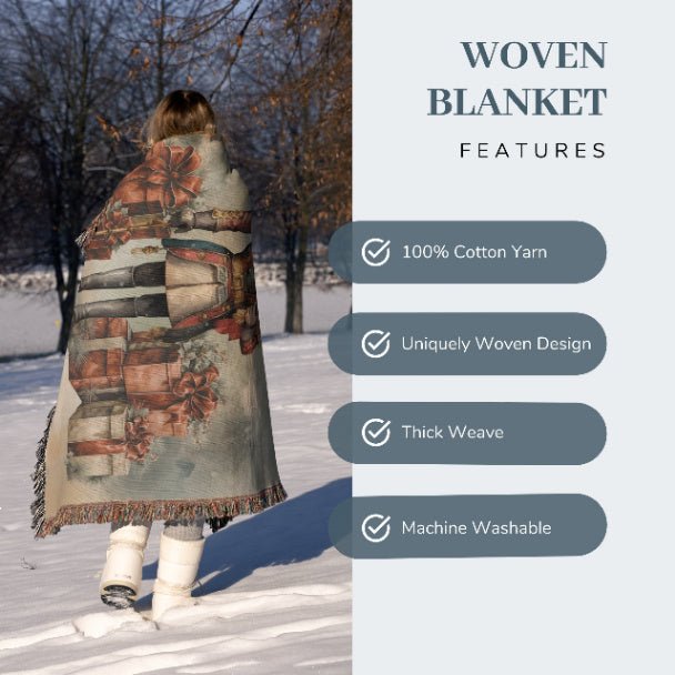 Holiday Nutcracker Cheer Woven Blankets - ZumBuys