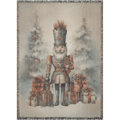 Holiday Nutcracker Cheer Woven Blankets - ZumBuys
